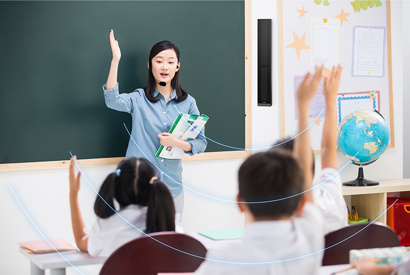 教室擴聲用什么音箱好？清聽聲學(xué)教室均衡聲場系統(tǒng)
